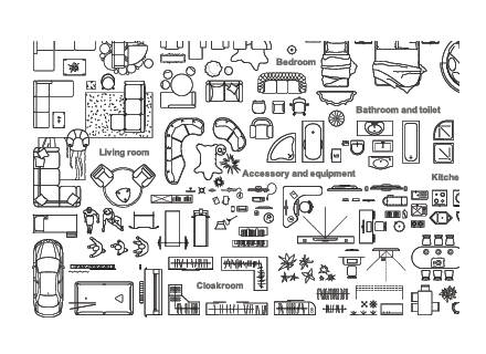 Illustration of living room planning tool.