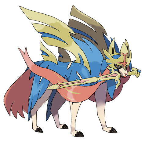 A photo of the pokemon Zacian