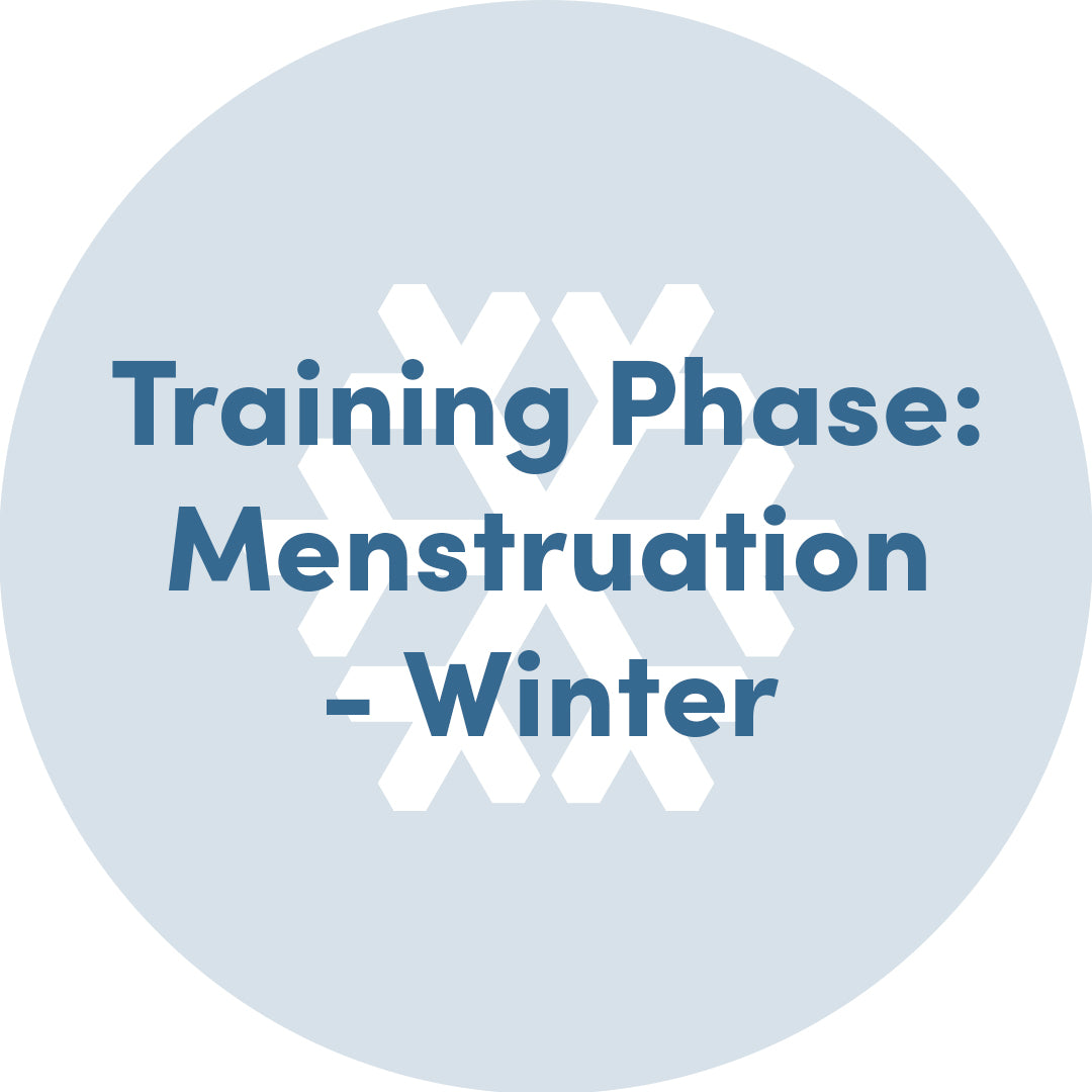 Cycle Phase Training: Menstruation/period = Winter