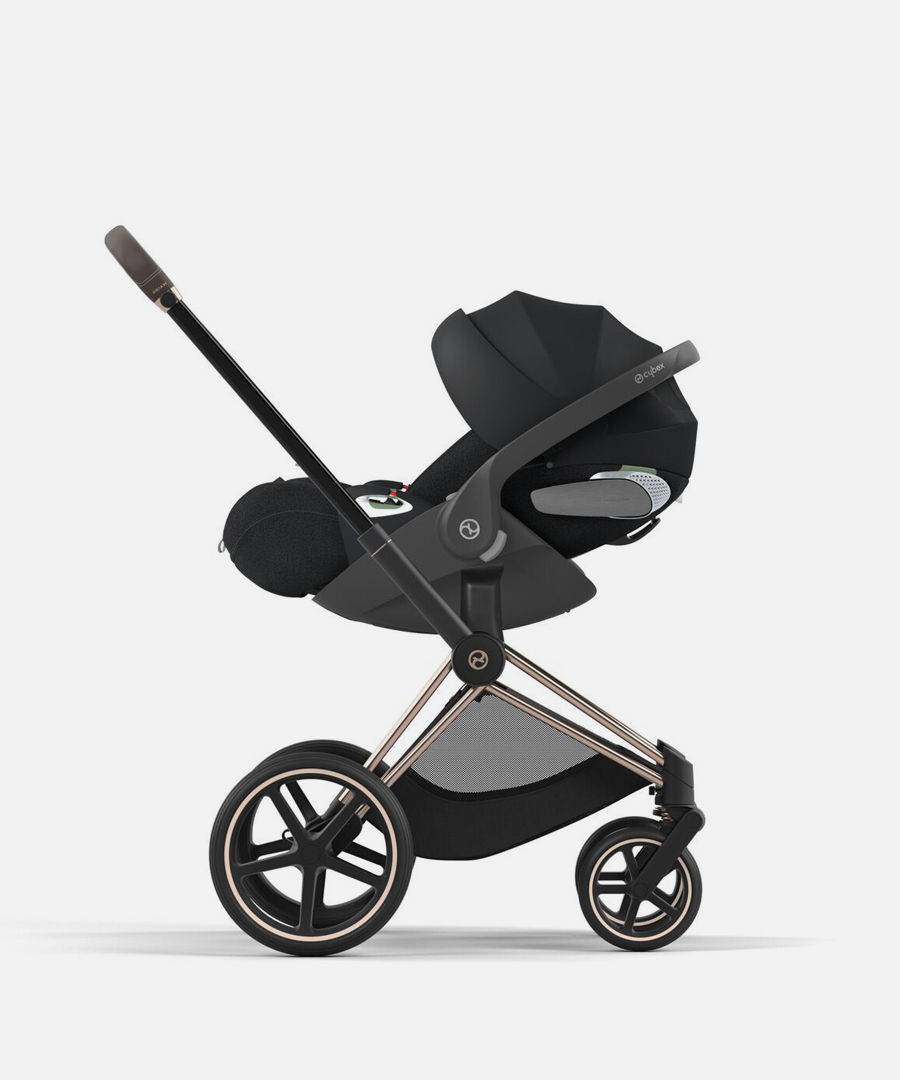 travel system, silla de auto nido acoplada en coche de paseo