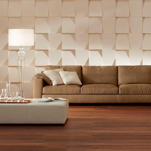 Leather Massimosistema Sectional Sofa by Poltrona Frau 