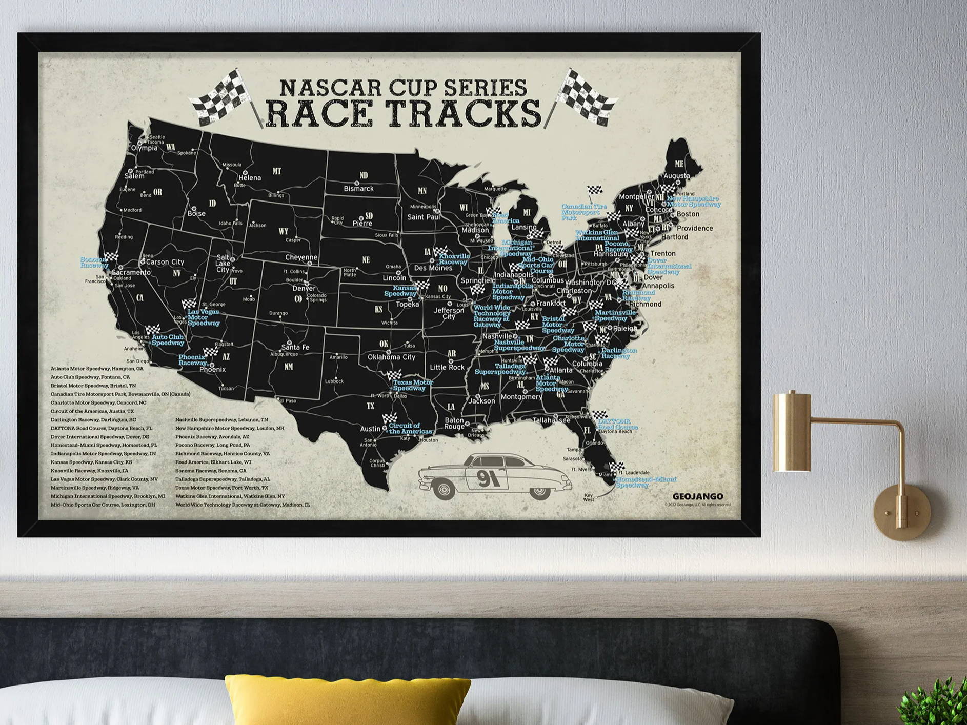 nascar race map