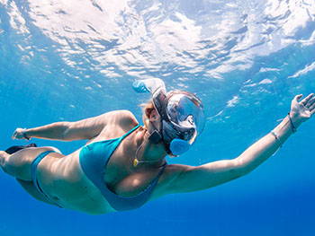 Full face snorkel mask