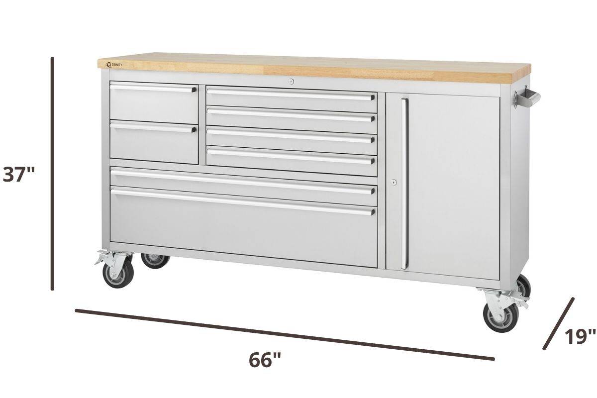 66 inches wide workbench