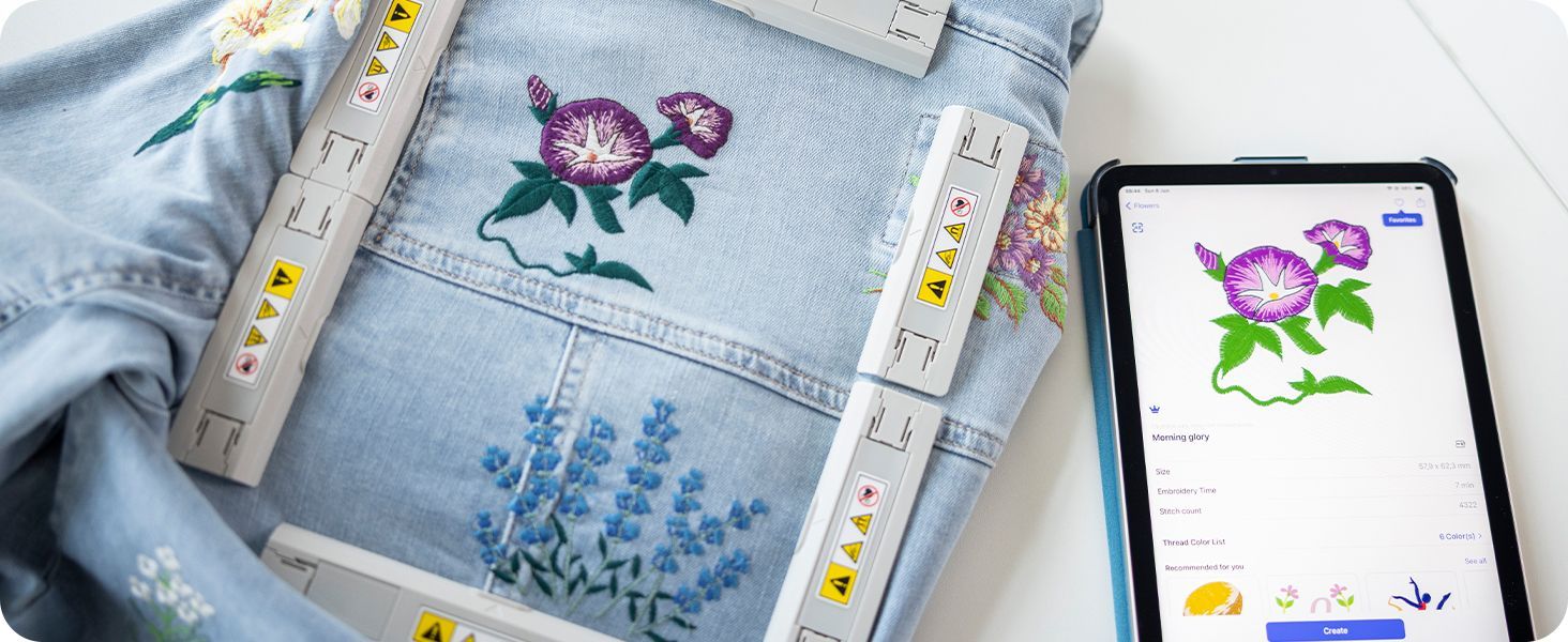 Brother Celeste CX1e Computerized Embroidery-Only Machine App Compatibility