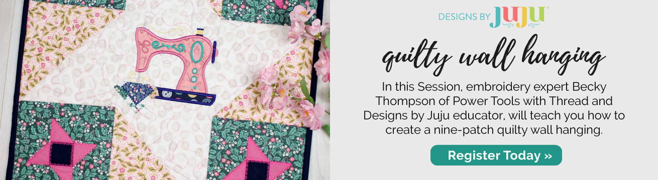 Embroidery Sewing Session: Quilty Wall Hanging