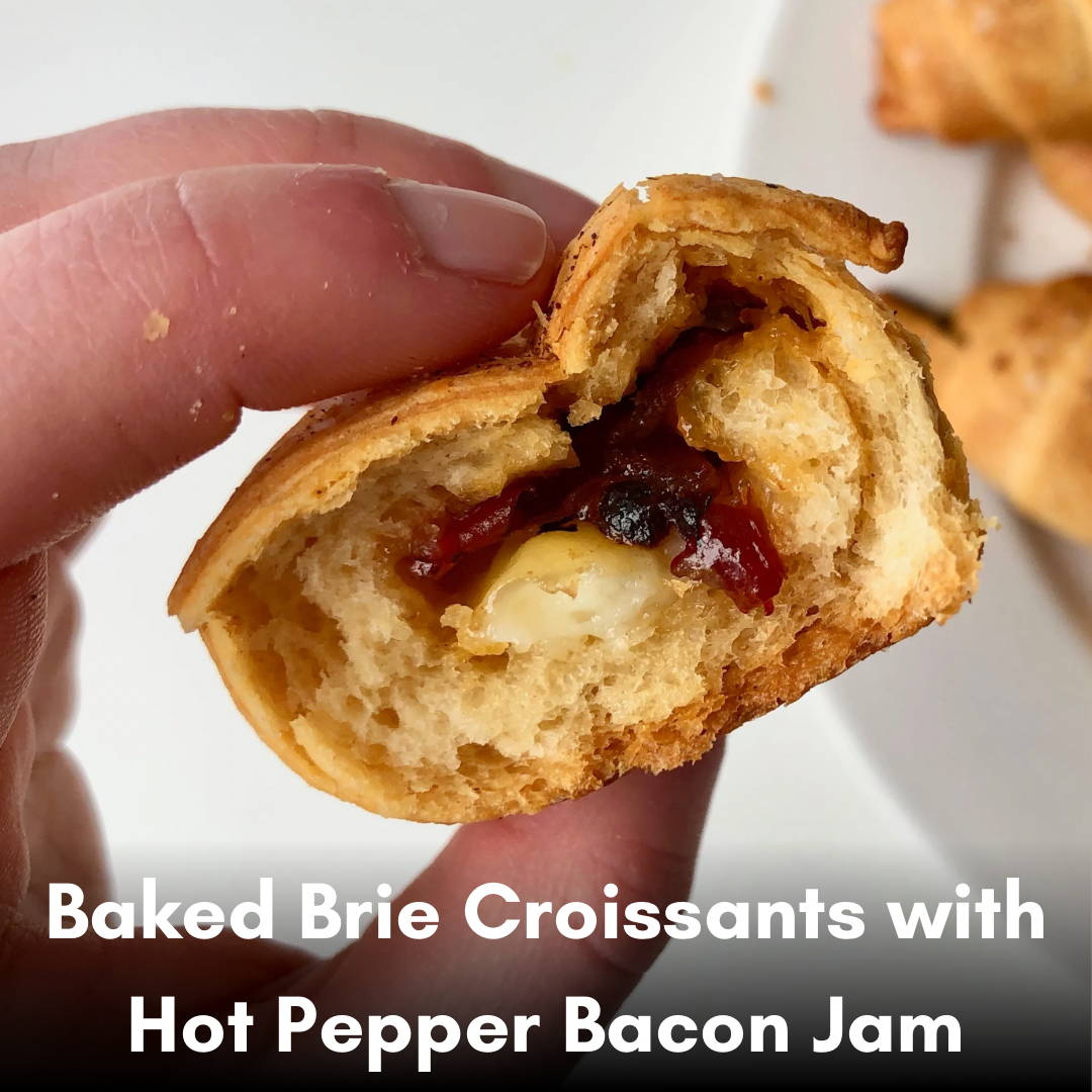 Nut House Baked Brie Croissants with Bacon Jam
