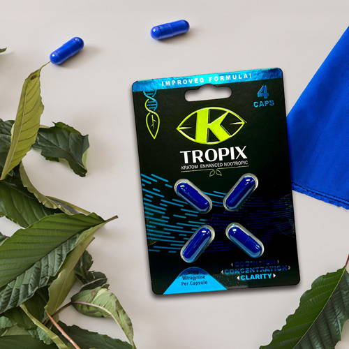 K Tropix Kratom Enhanced Nootropic Capsules 4ct