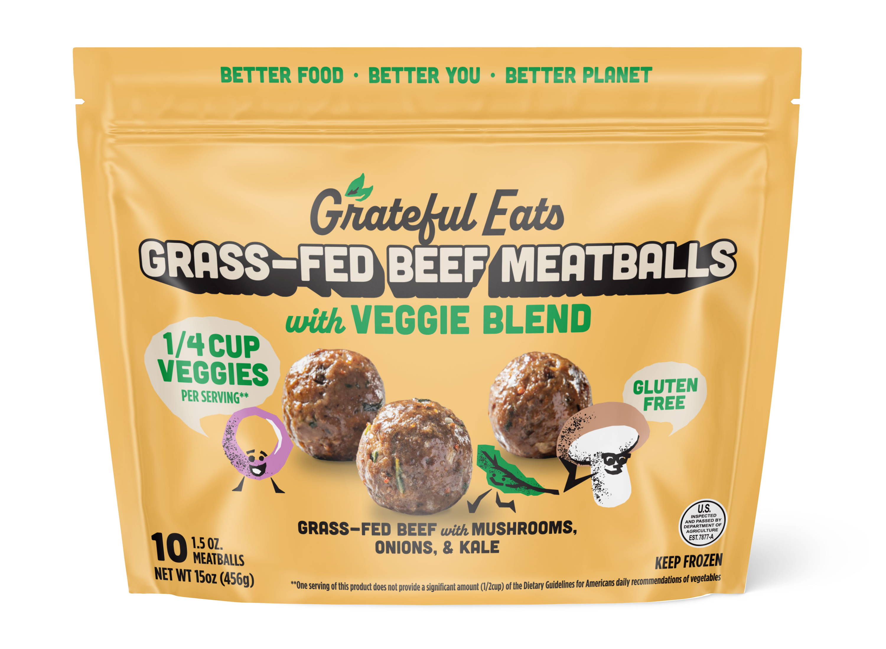 Grateful Grass Fed Beef Meatballs