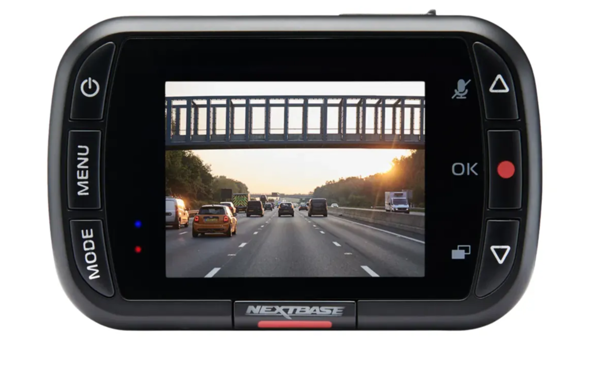 Back view of 122 Dash Cam