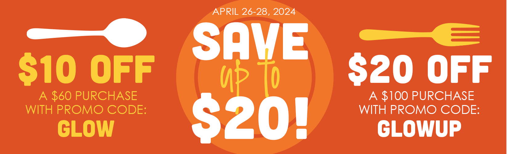 save up to $20!