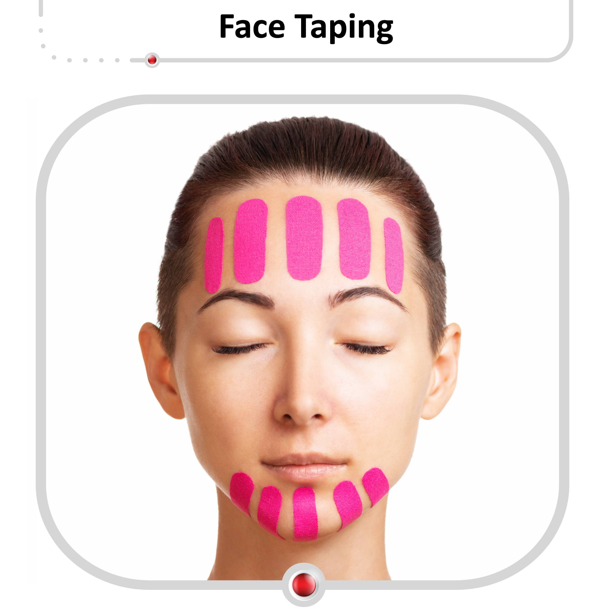 FIT-FACES FACIAL KINESIO TAPE COURSE + FACE TAPING BOOK