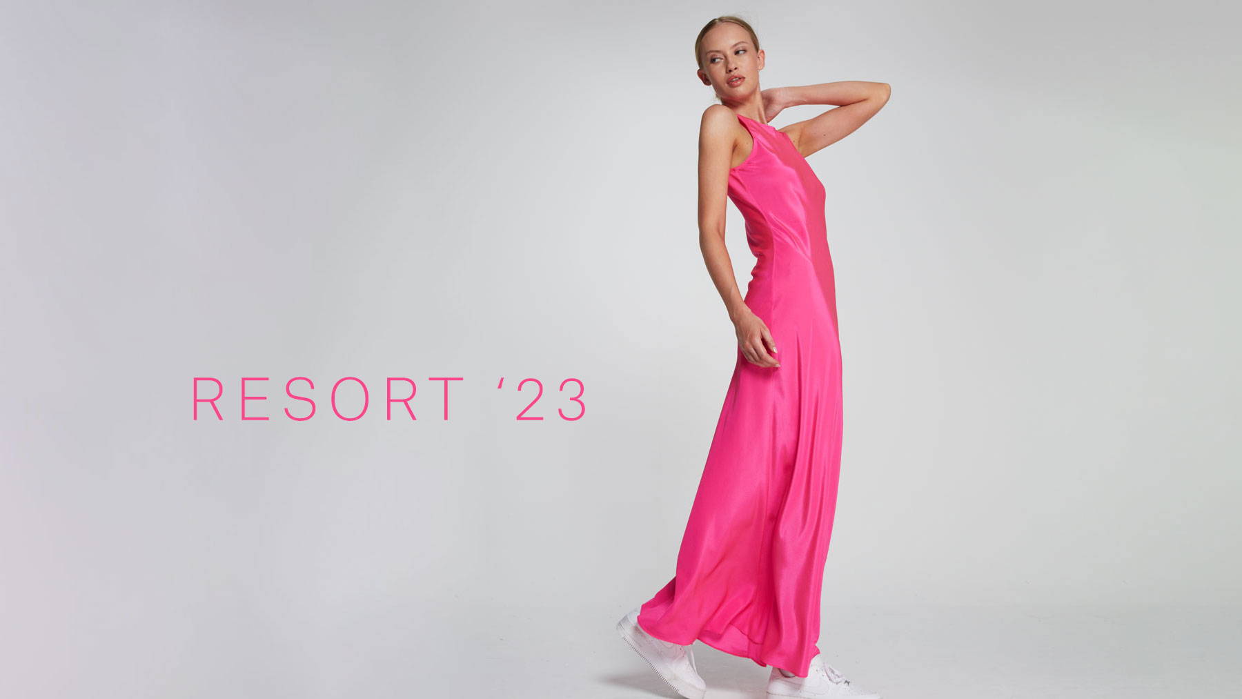 serena bute london high summer resort 2023 collection neon pink dress luxury womenswear