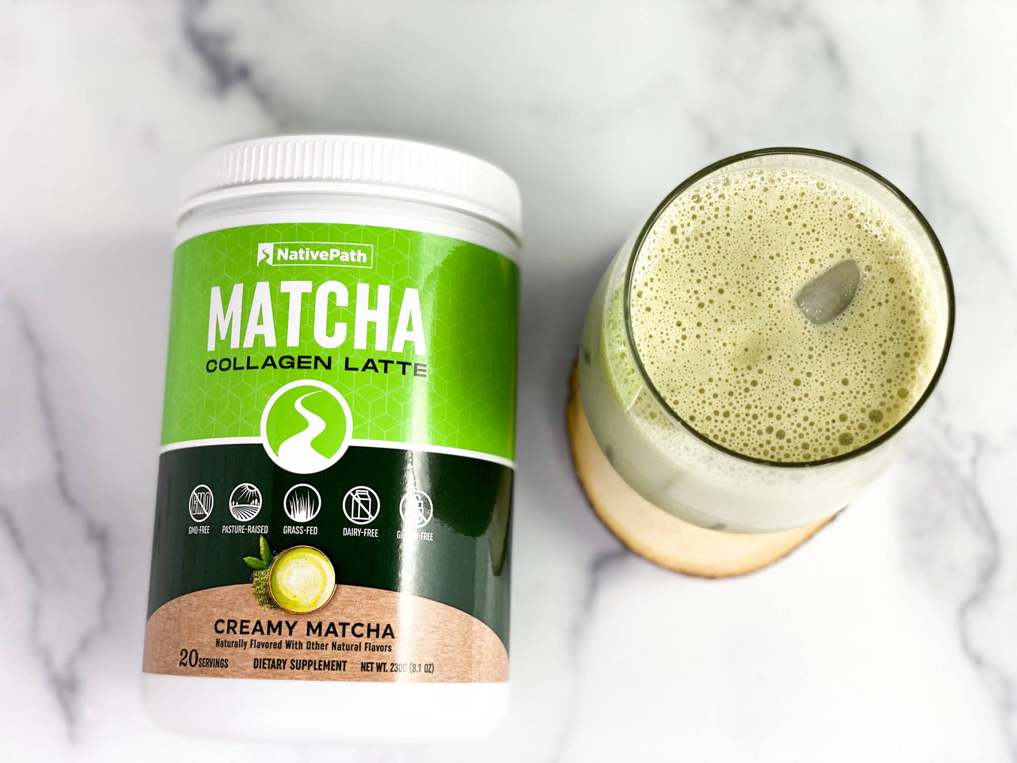 Matcha Collagen Latte Recipe