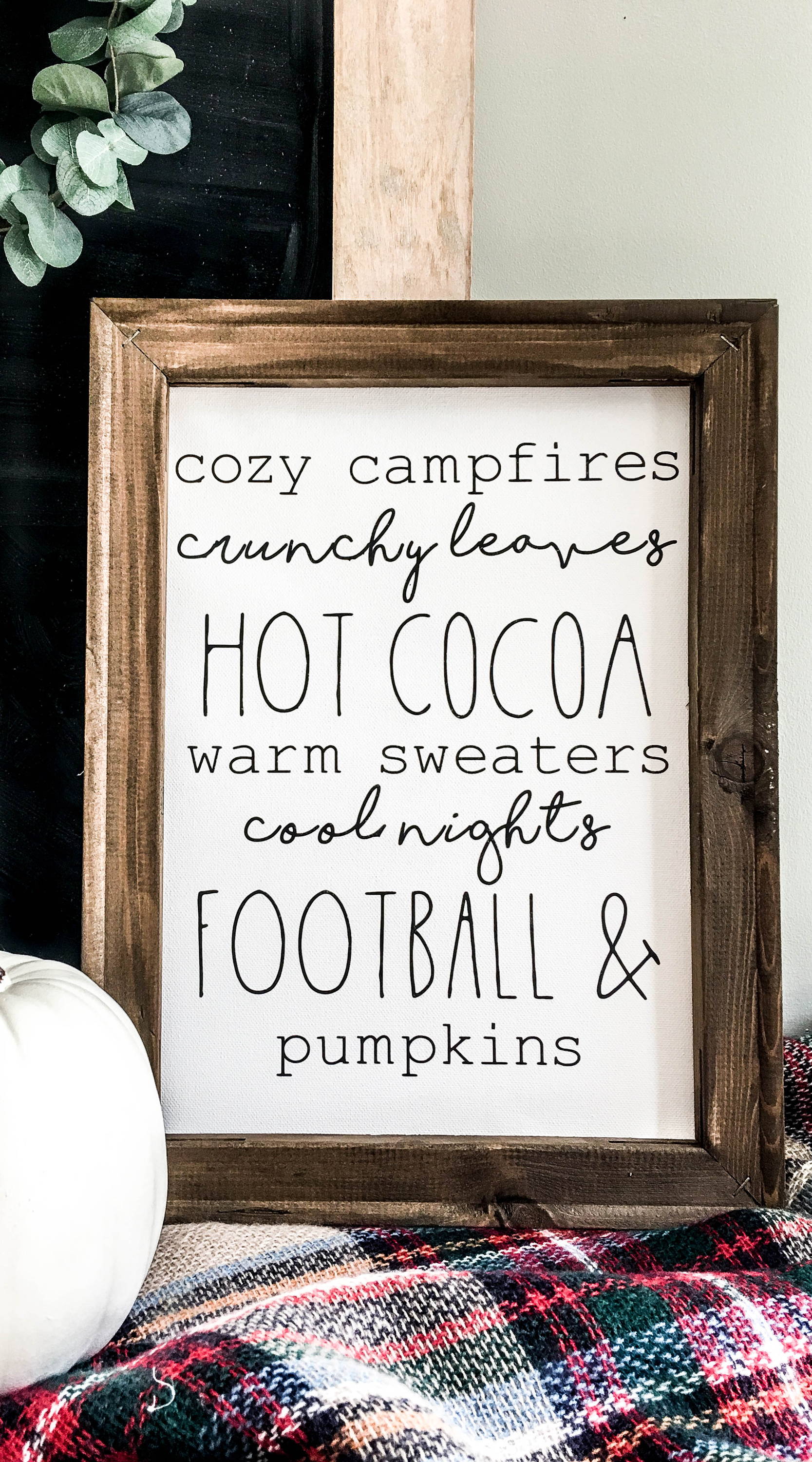Reverse Canvas Tutorial: How to Make a Fall Sign with Heat