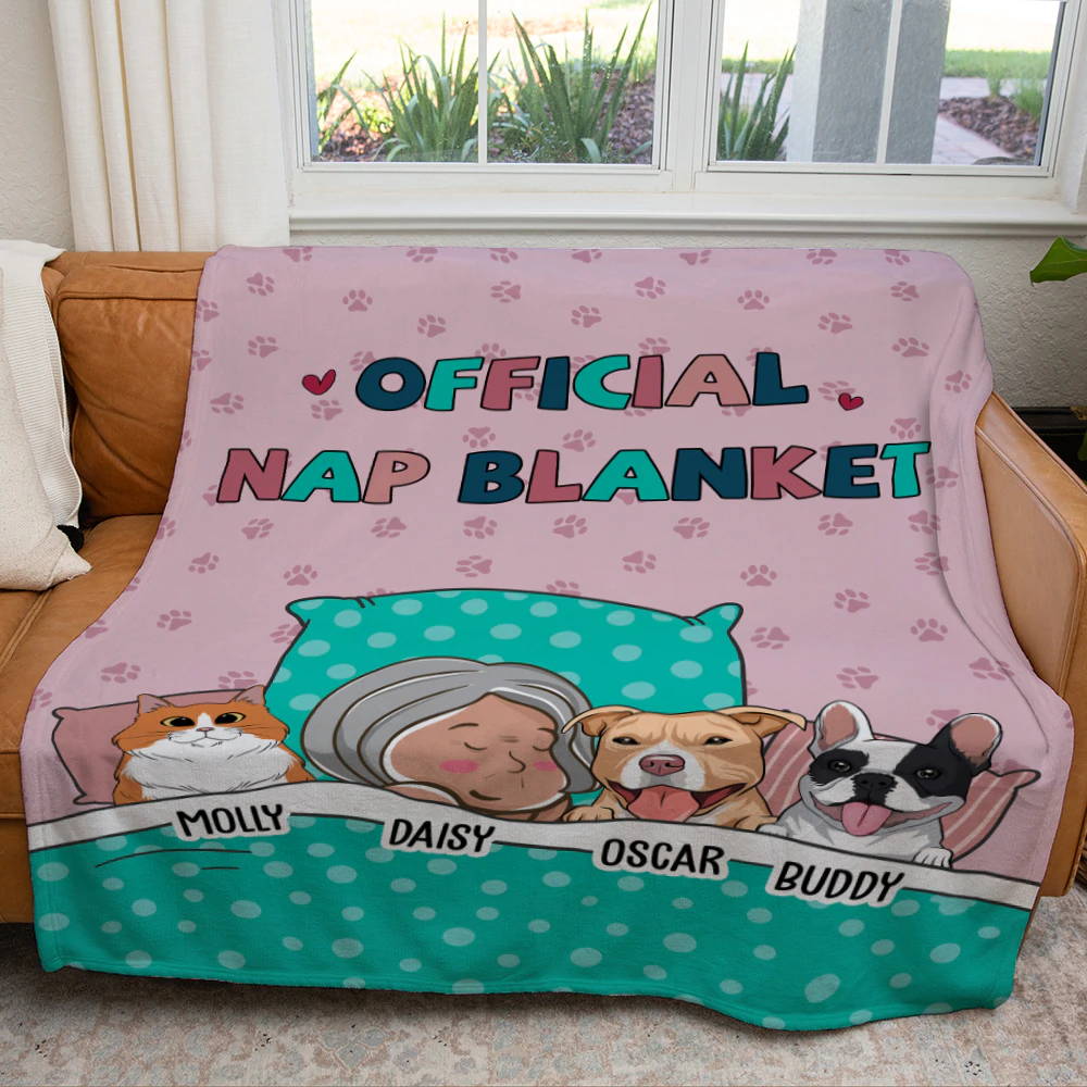 OFFICIAL NAP BLANKET - PERSONALIZED CUSTOM FLEECE BLANKET