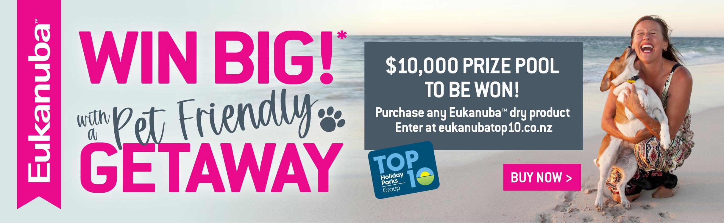 Win Pet-friendly getaway with Eukanuba  Dry Pet Food