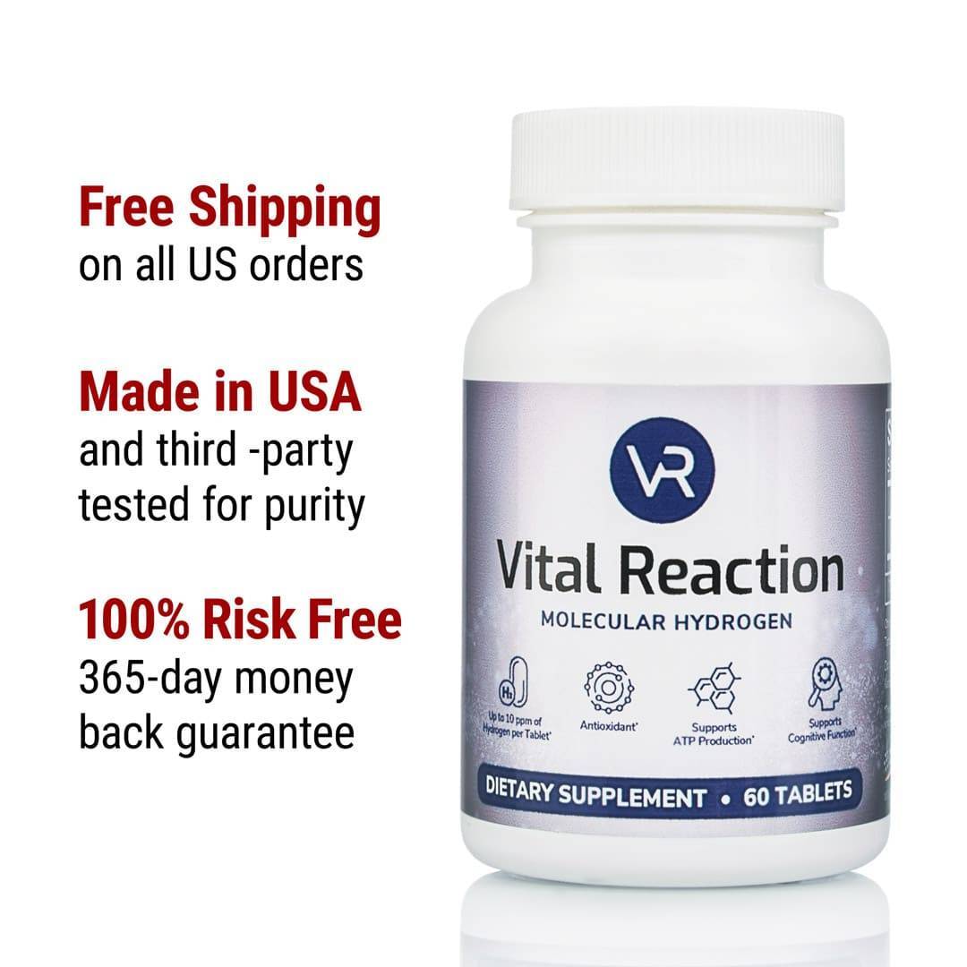 Molecular Hydrogen Tablets - Vital Reaction