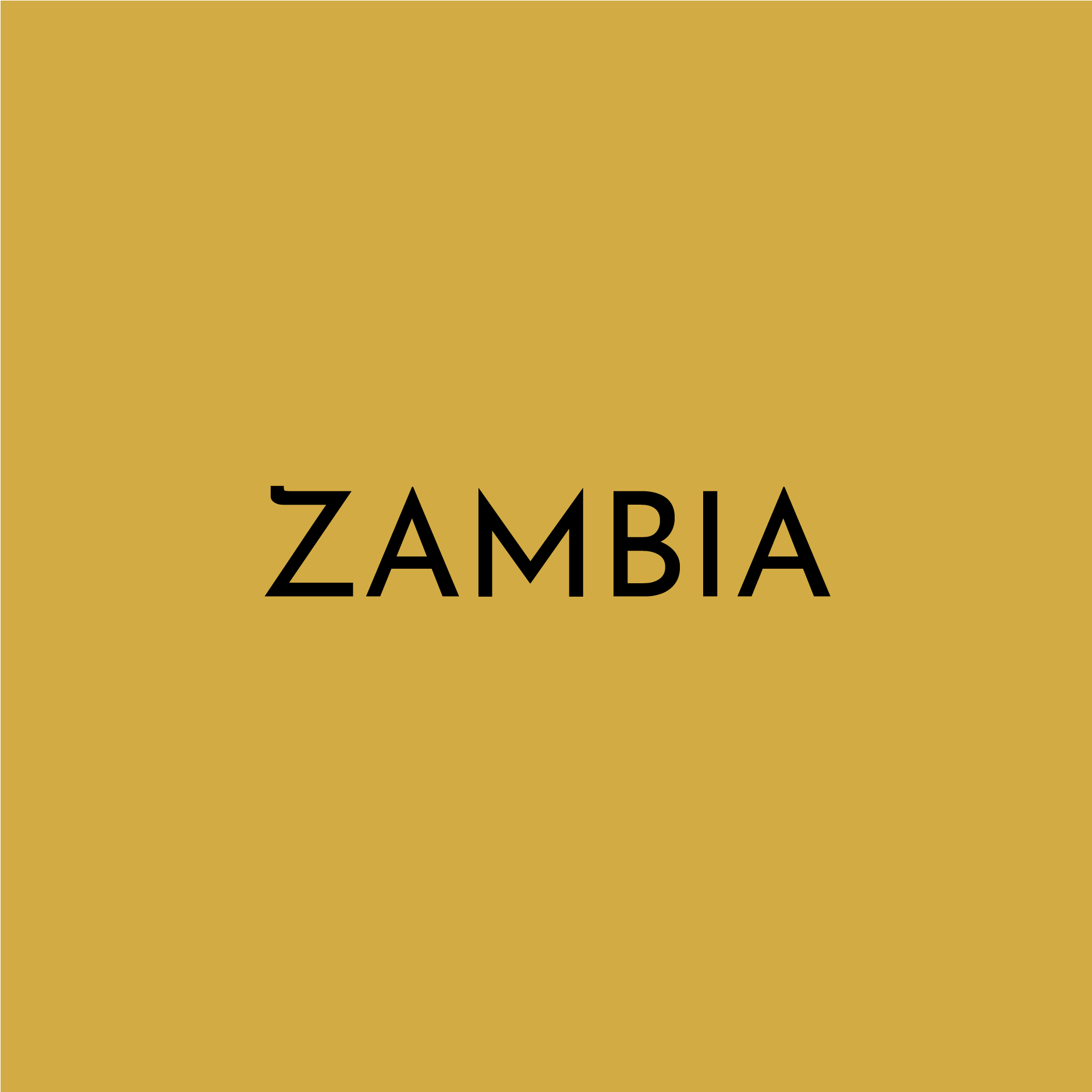 A solid yellow block contains the text “ZAMBIA”