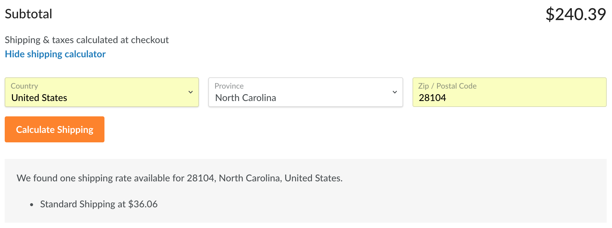 How Do I Estimate Shipping Charges?