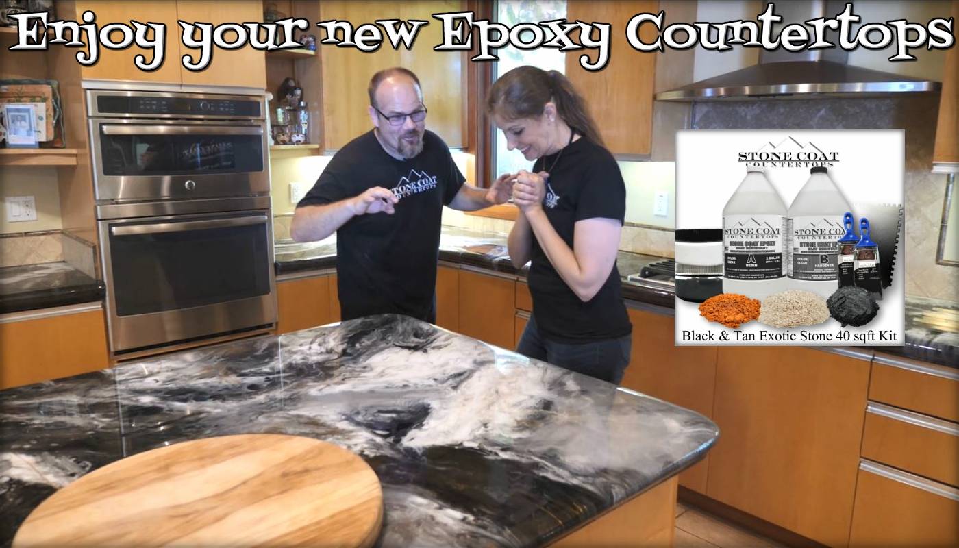 Enjoy your new Epoxy Countertops