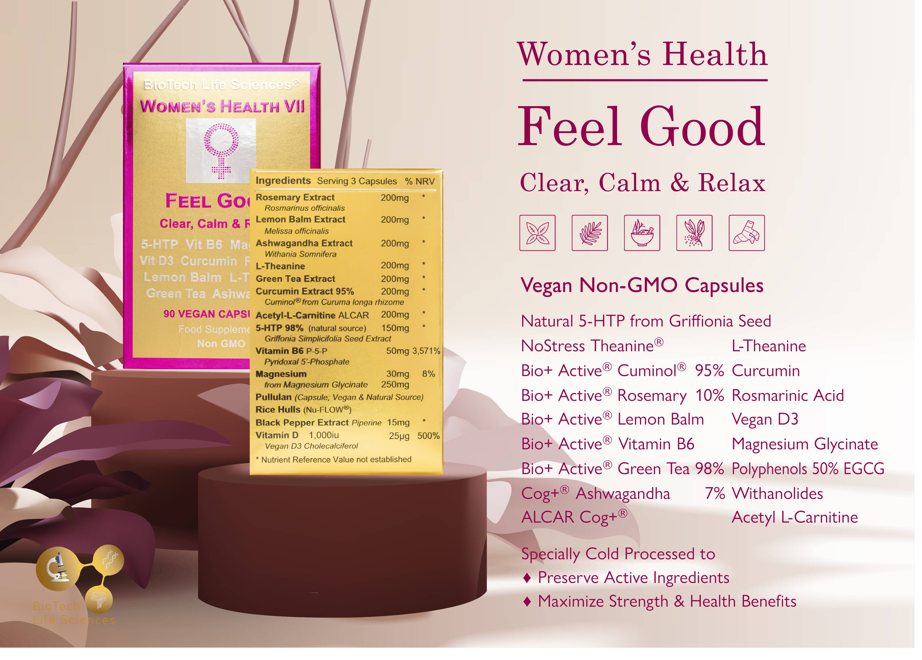 Women's Health Feel Good Ingredients