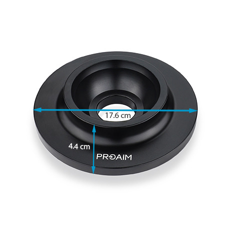 Proaim Mitchell Base to Bowl Camera Adapter | 100mm. 150mm. Mitchell Top Plate.