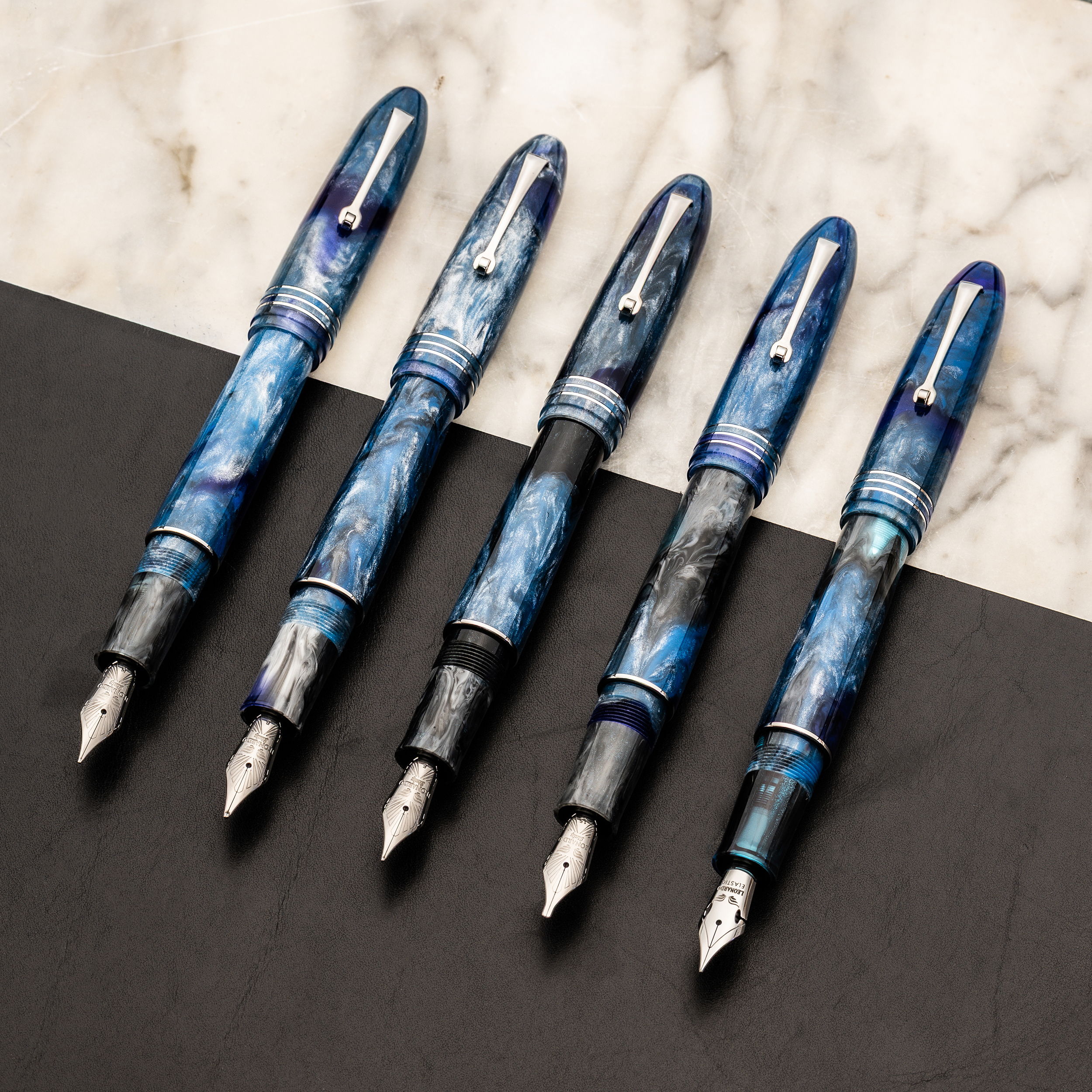 Leonardo Furore Grande Melancholy Twilight Fountain Pens