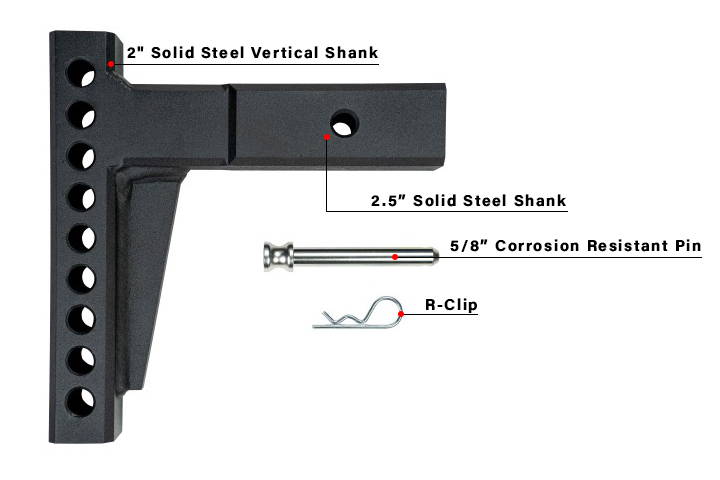 BulletProof Heavy Duty Weight Distribution Shank Parts Included