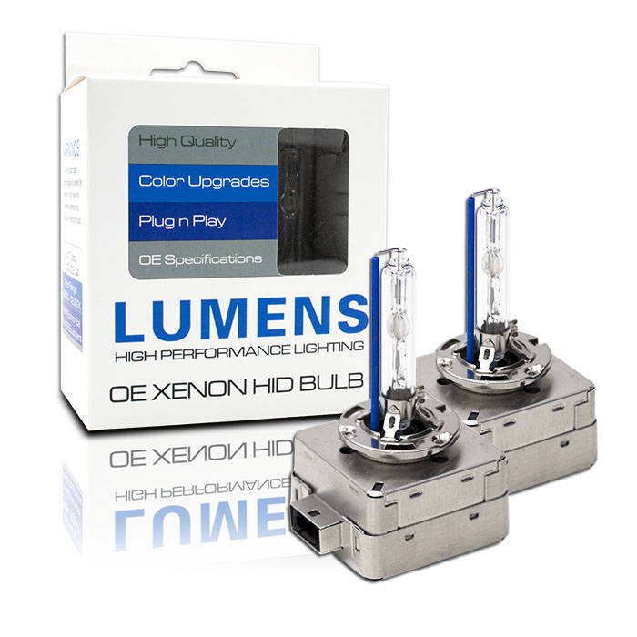 LUMENS High Performance Lighting OE Factory Xenon HID Bulbs D1S, D1R, D1C,  D2S, D2R, D2C, D3S, D3R, D3C, D4R, D4S, D4C