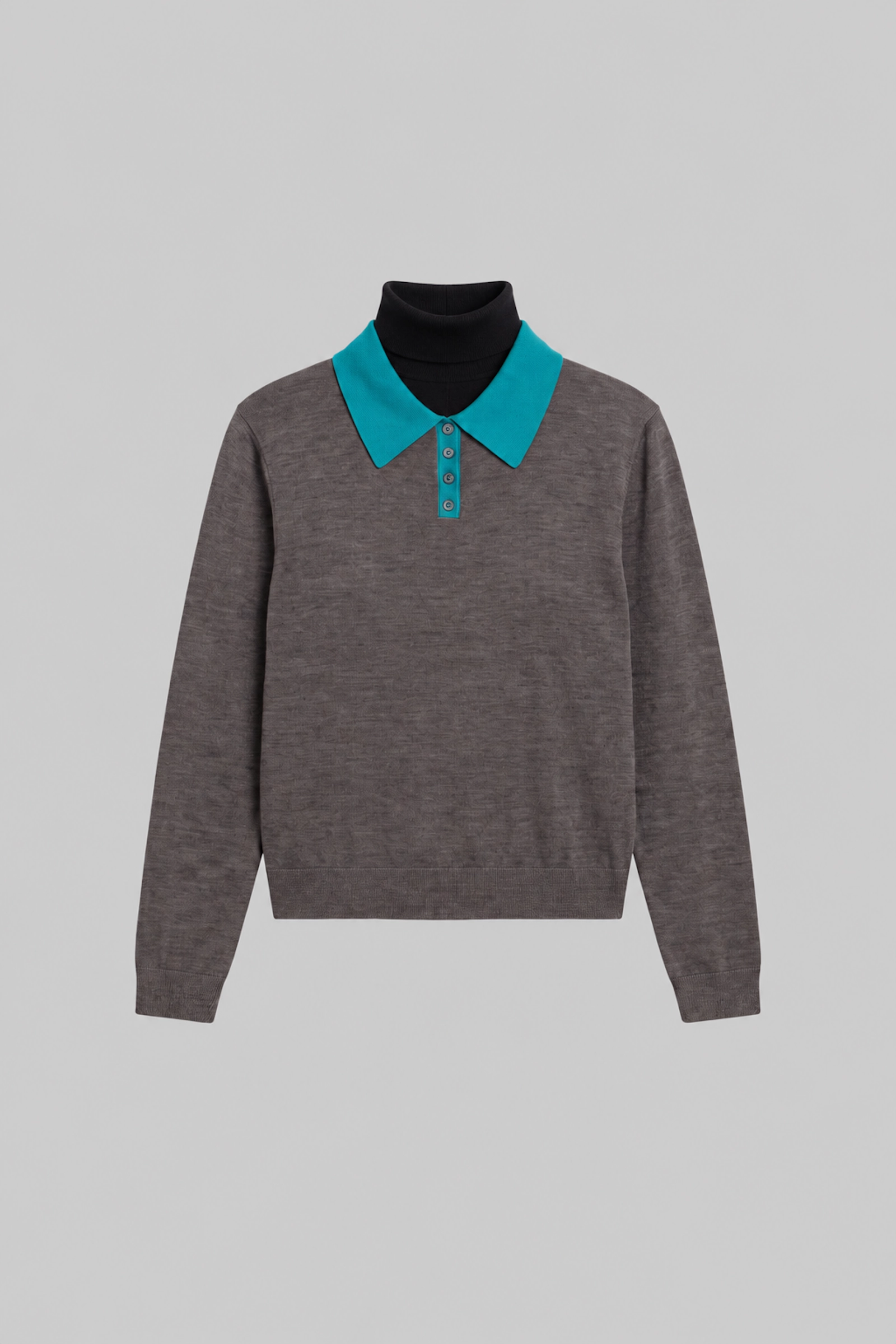 Flat of polo and turtleneck