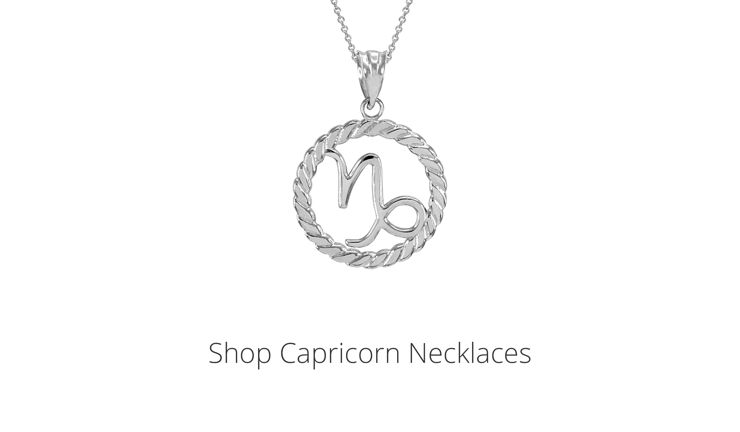 Shop Capricorn Necklaces