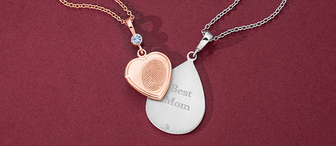 fingerprint necklaces