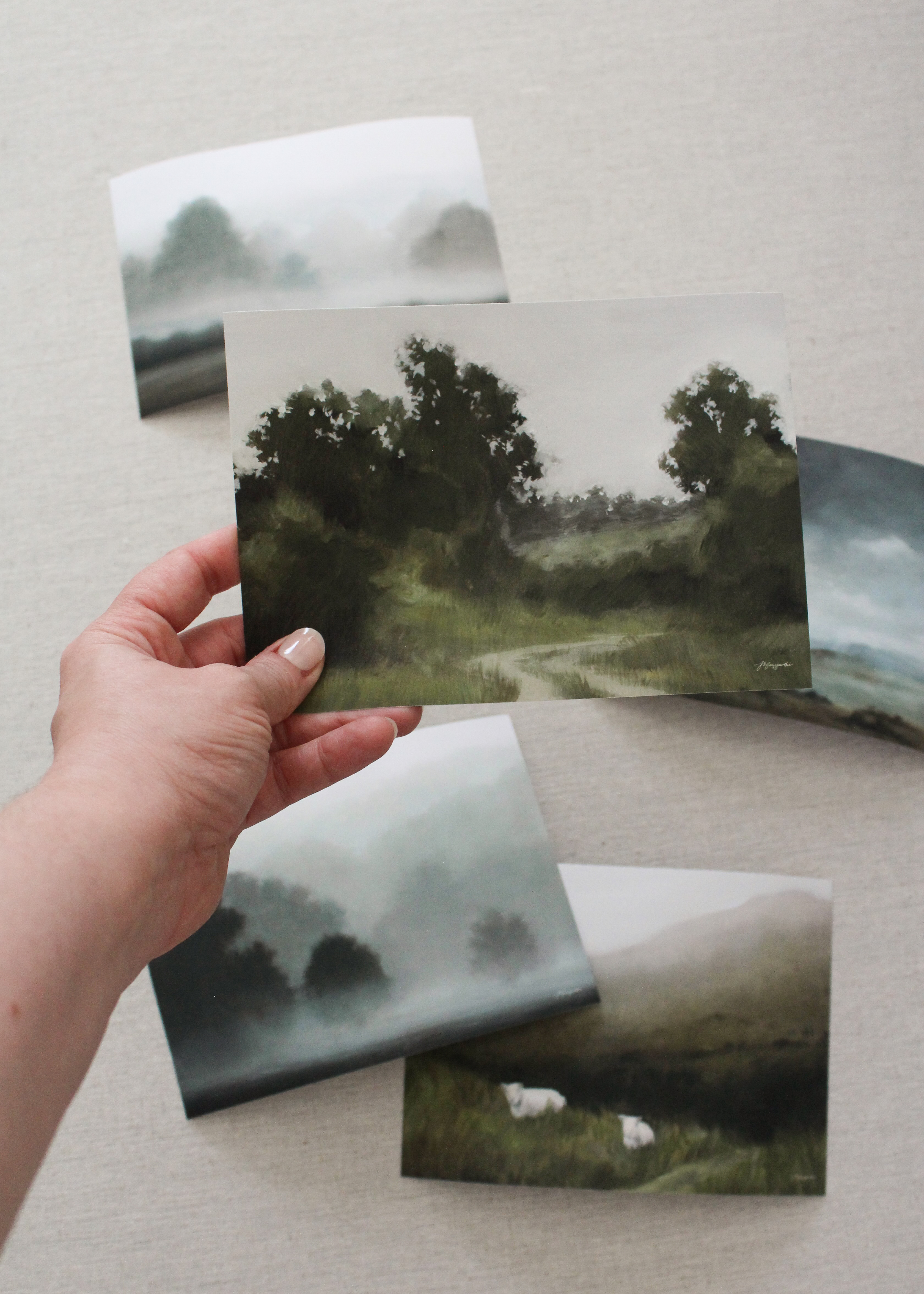Dark and moody landscape prints by artist Jess Blazejewski