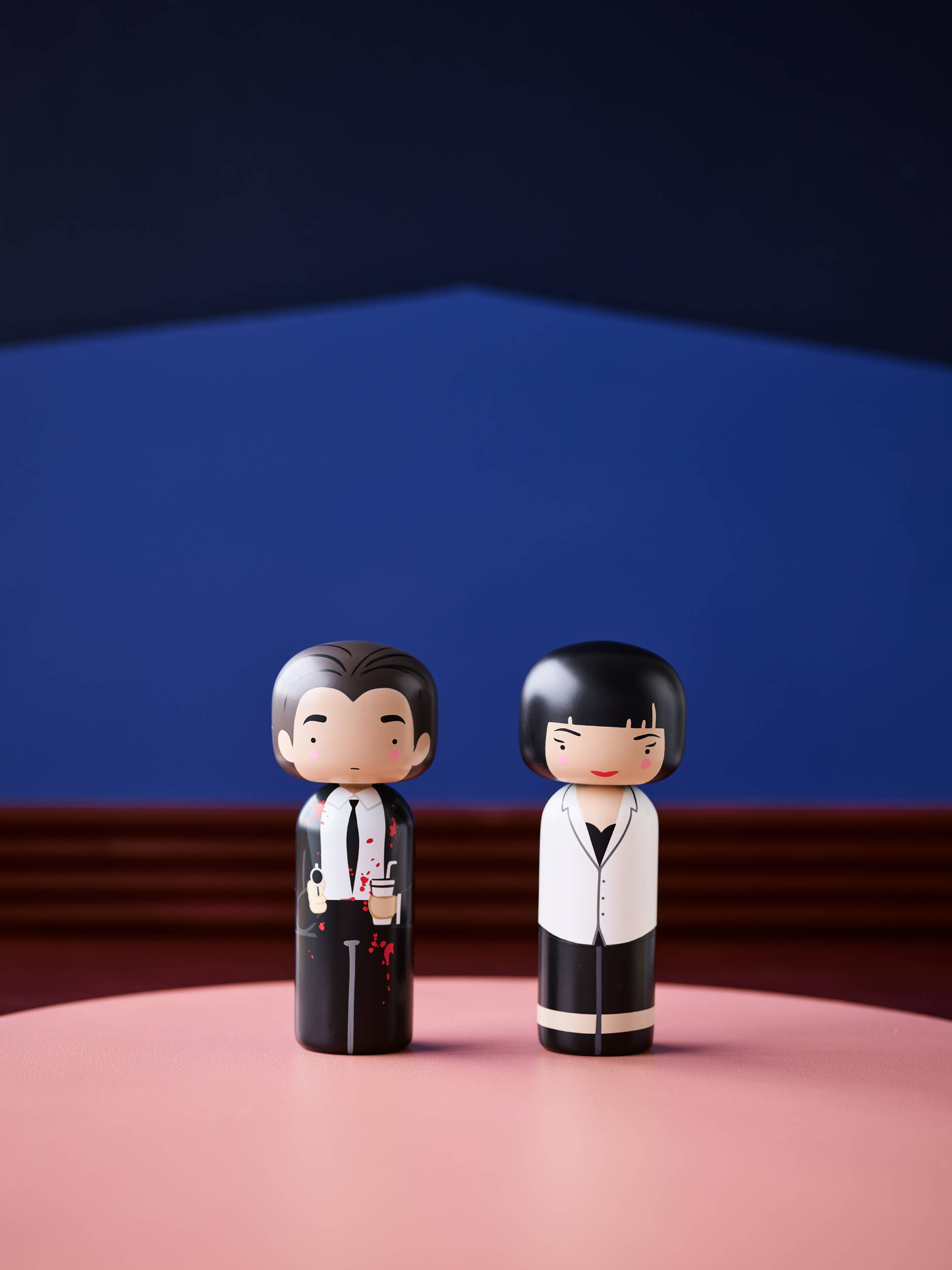 Quentin Tarantino Kokeshi Dolls Lucie Kaas Aps