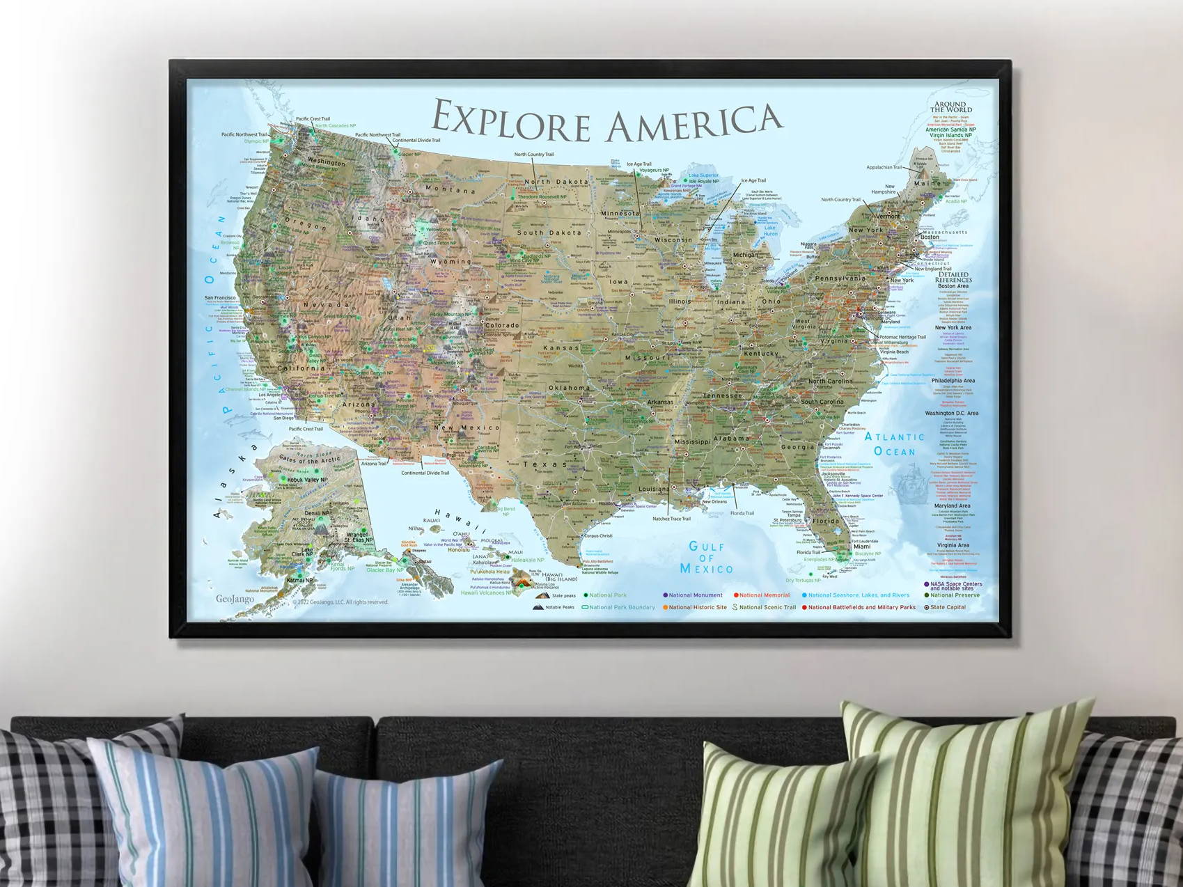 American adventures map