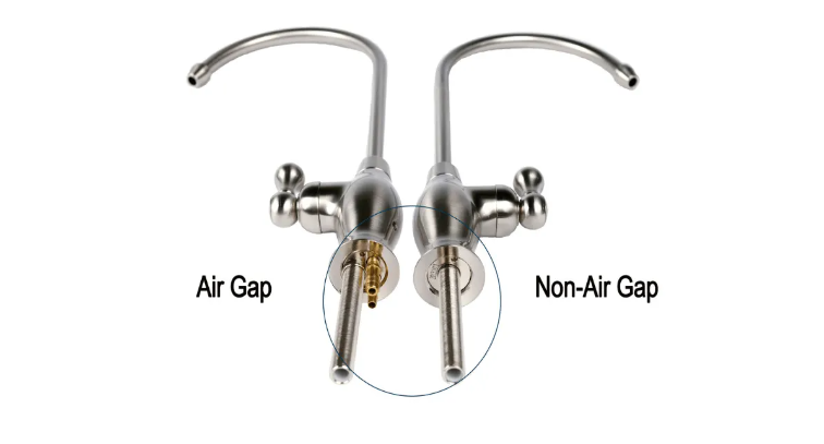 air gap versus non air gap RO faucets