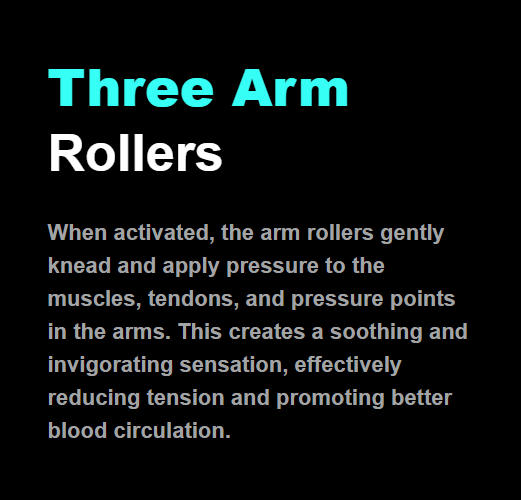 Osaki AI Vivo 4D+2D Arm Rollers