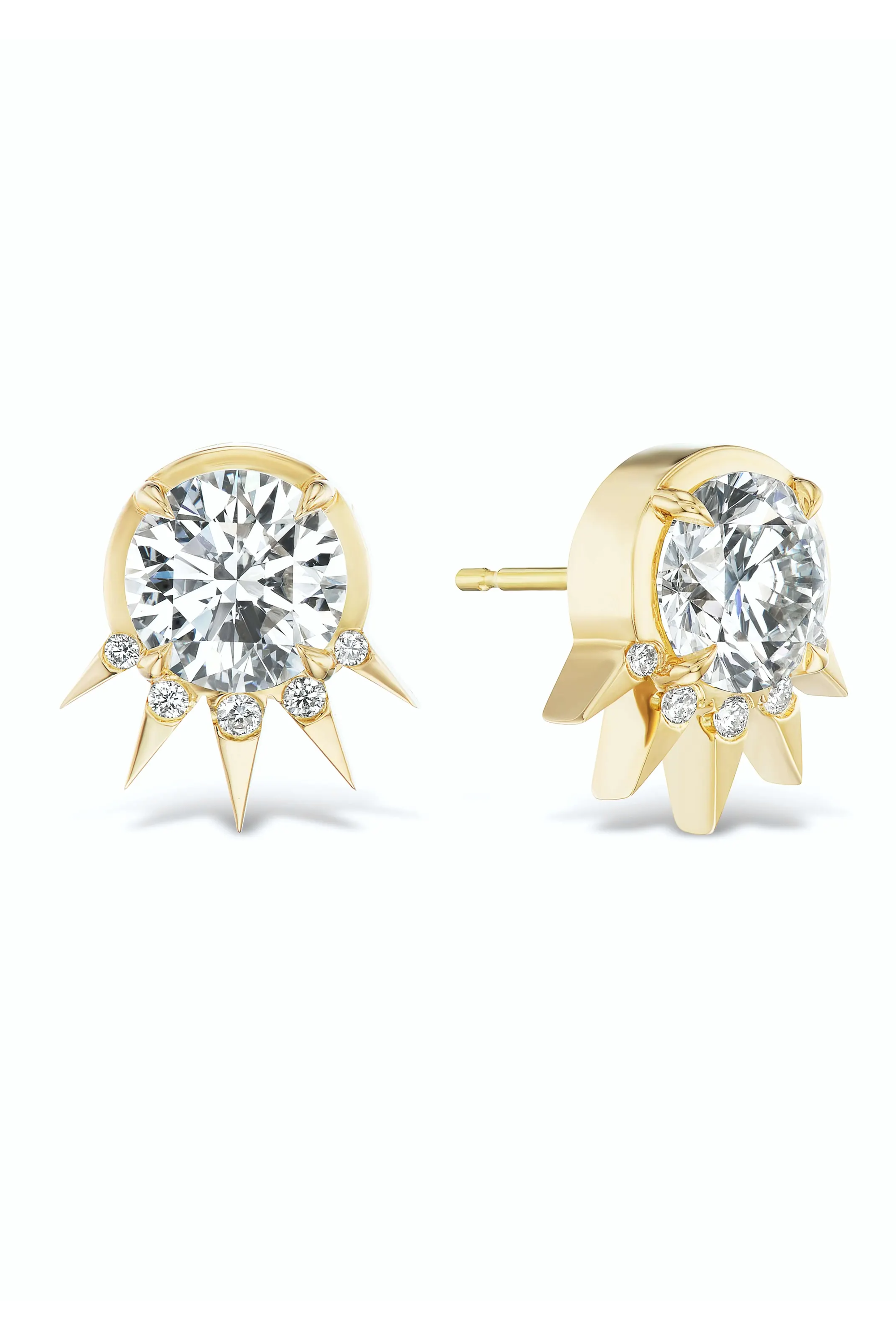 custom-diamond-spike-stud-earrings