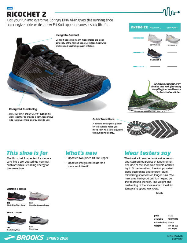 brooks energize review