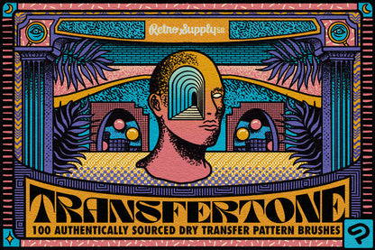 TransferTone dry transfer pattern brushes for CSP by RetroSupply Co.