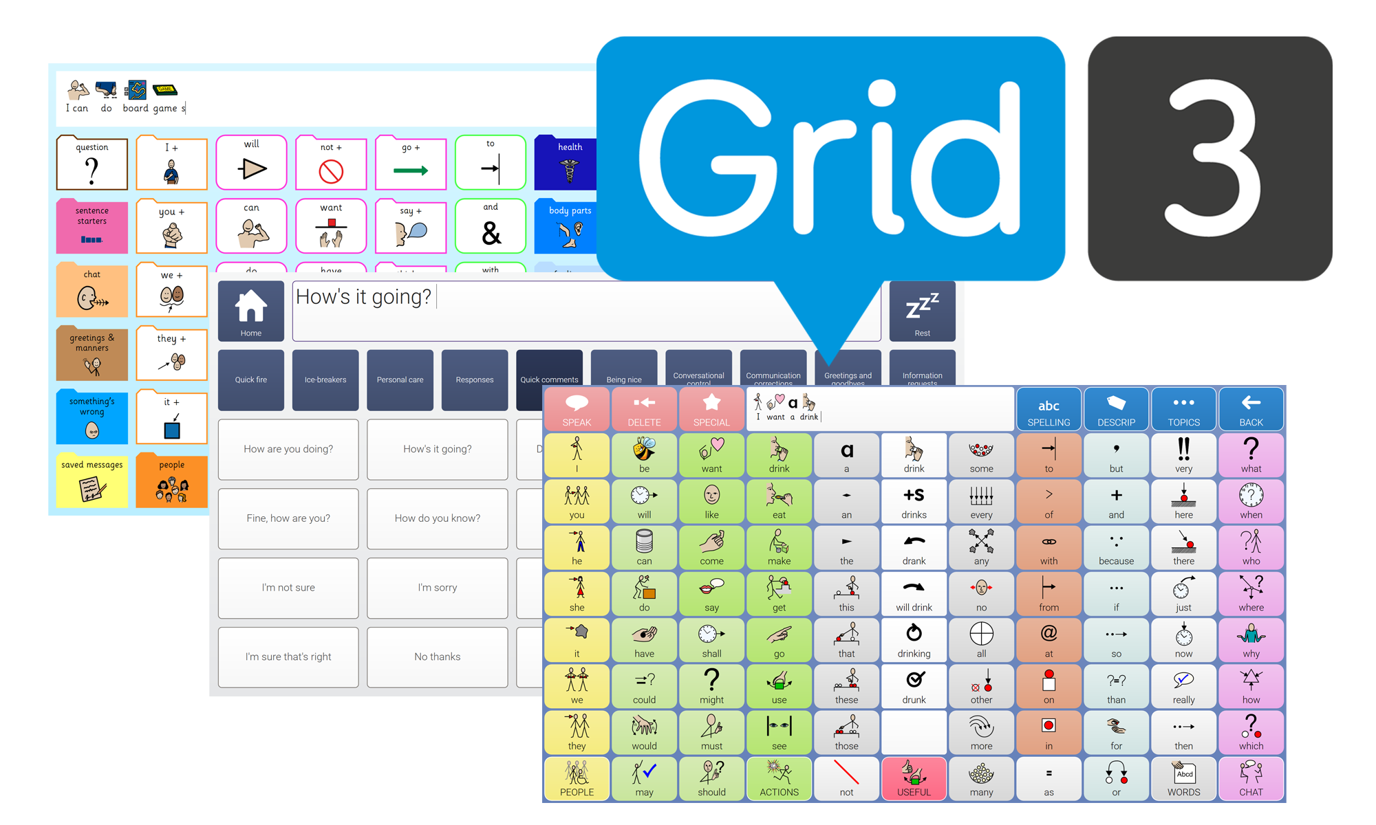 Grid logo with grid set screenshots