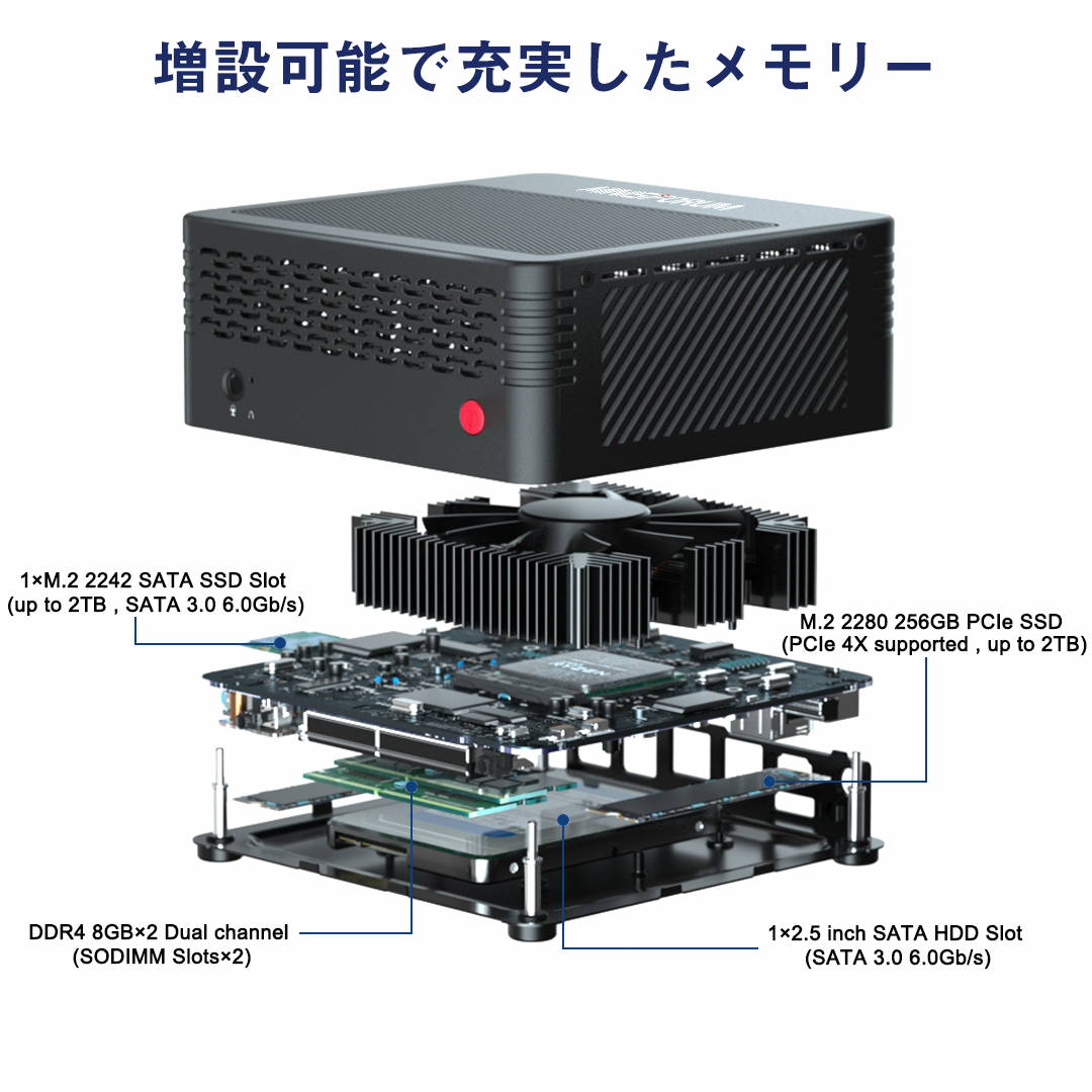 MINISFORUM EliteMini X400-4750G Mini PC With AMD Ryzen™ 4750G 人気ブランドの新作 MINISFORUM Elitemini X400 ミニPC デスクトップ型PC