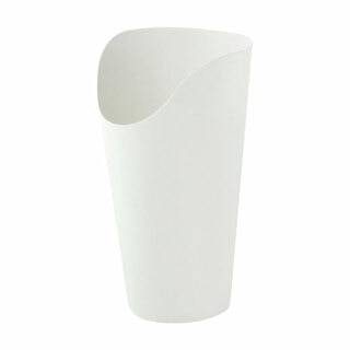 A white paper wrap cup