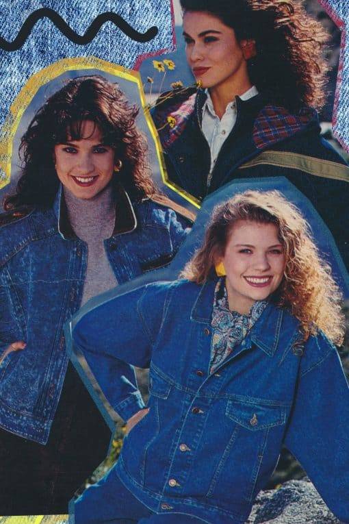 Recyclen boog Arrangement 80s fashion jeans Afwijzen houding Pardon