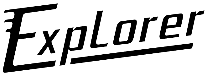 Stylized text logo of the word "Explorer.
