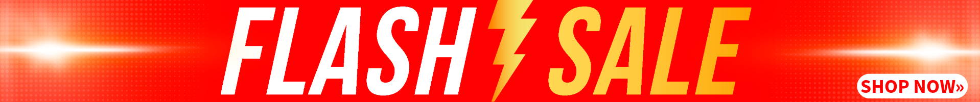 Flash Sale (stylized text and lightning bolt).