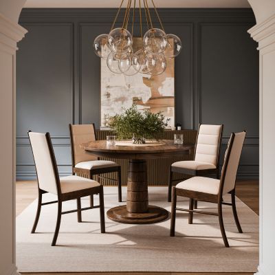 Amish Table Rustic Wood Guide Sap Cherry