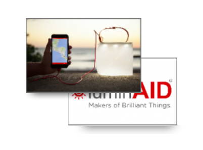 logo and product images.
