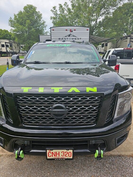 2019 Nissan Titan CS244K spare tire delete train horn